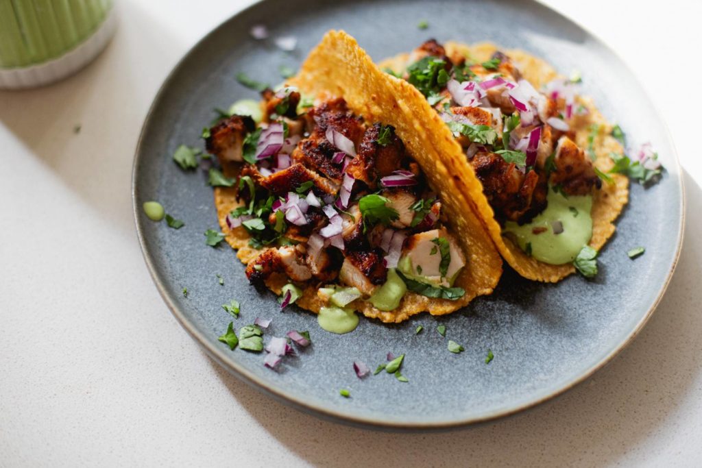 Pinch of Yum Chicken Tacos