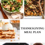 Thanksgiving Dinner Meal Plan