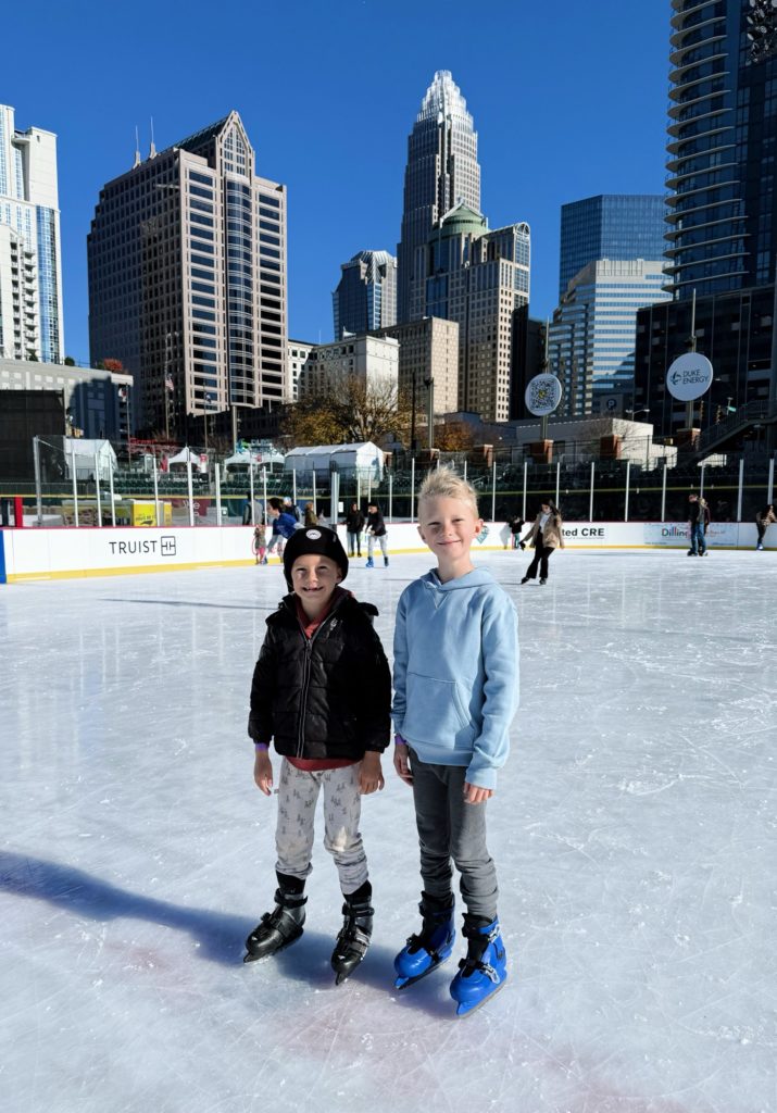 ice skating rink Chase Ryder light the knights