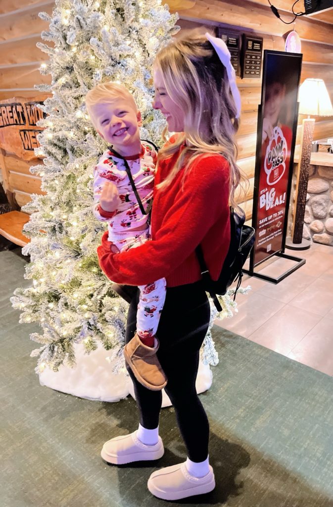 White Christmas tree