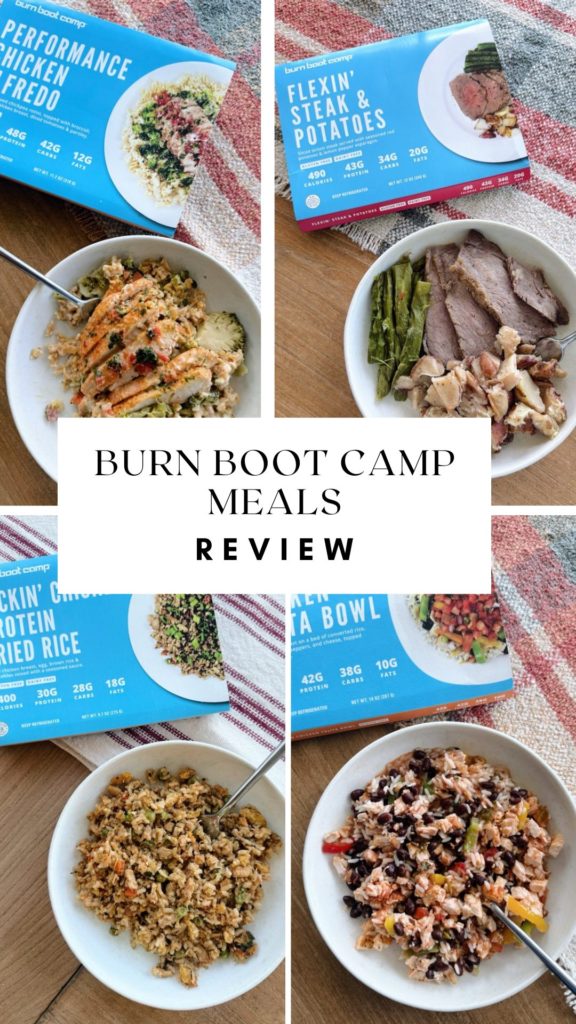 burn boot camp meals review