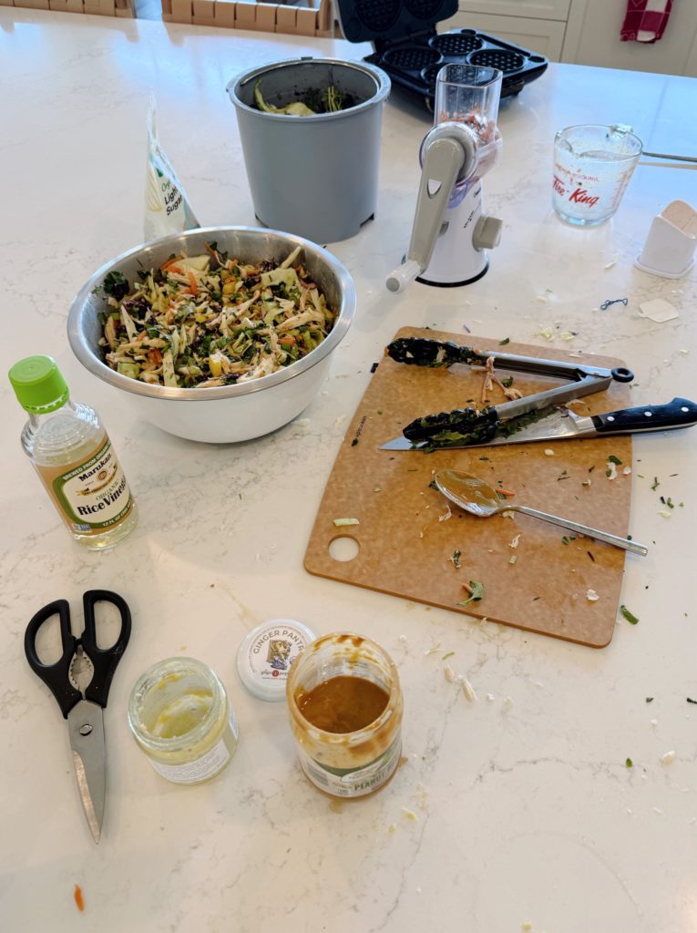 meal prep behind the scenes