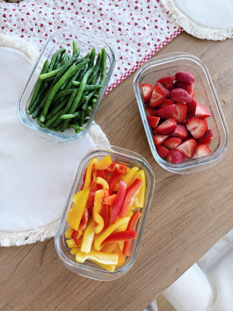 fruit and vegetable meal prep | Weekend Meal Prep (January 2025)