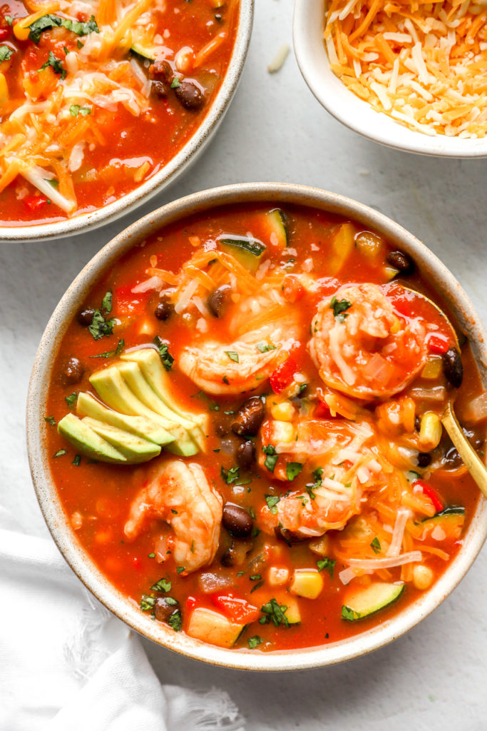 southwest shrimp soup