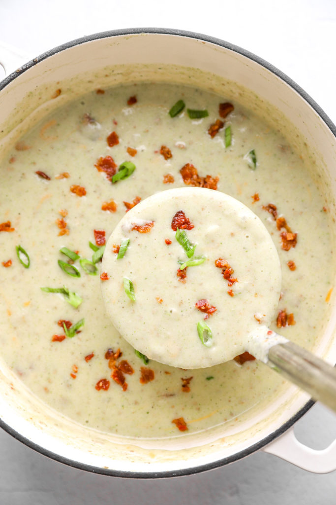 high protein broccoli cheddar soup