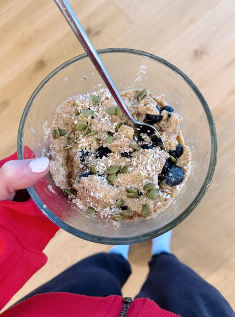 pumpkin paleo oatmeal | Wednesday in Real Time Check-In