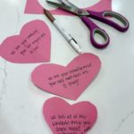 valentine door hearts