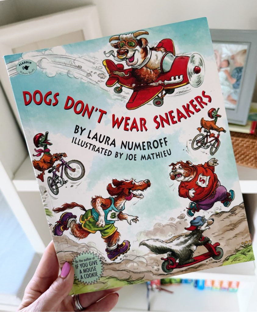 dogs dont wear sneakers