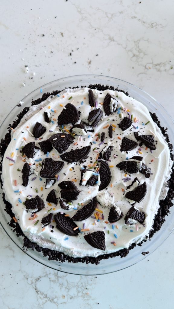 no bake oreo pie
