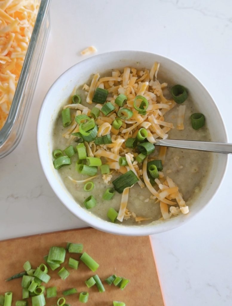 high protein broccoli cheese soup