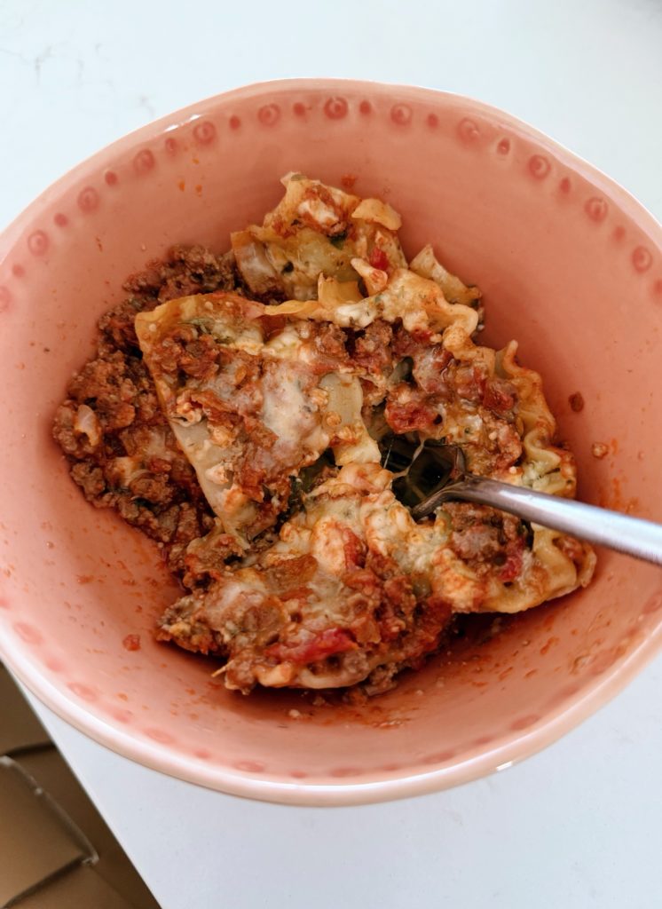 lasagna lunch