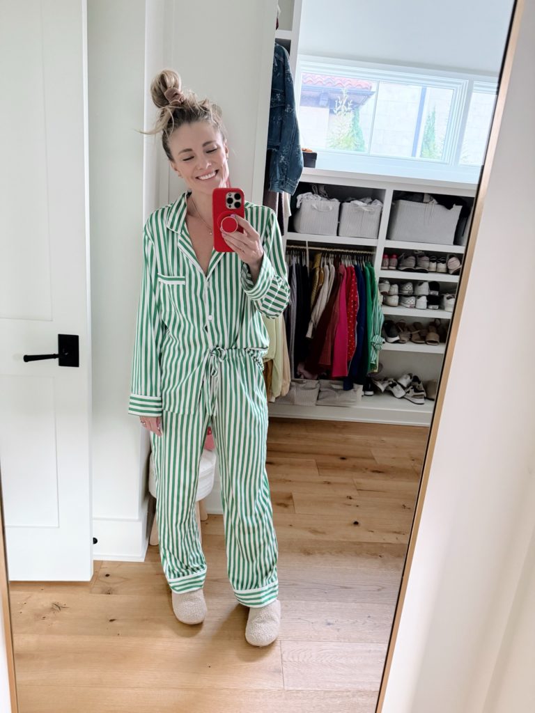 stripe pajamas amazon