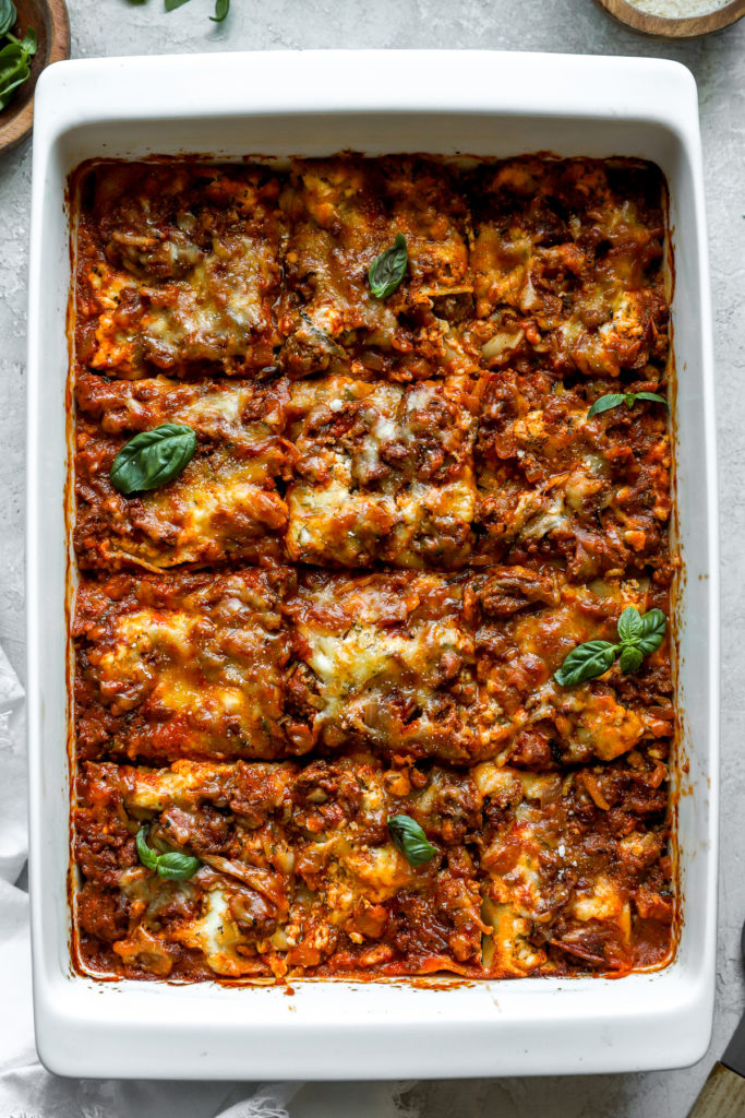 Lasagna Using Cottage Cheese