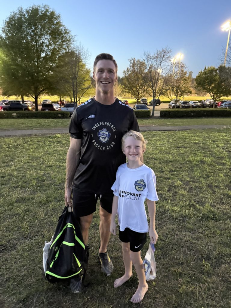 Soccer Game with dad