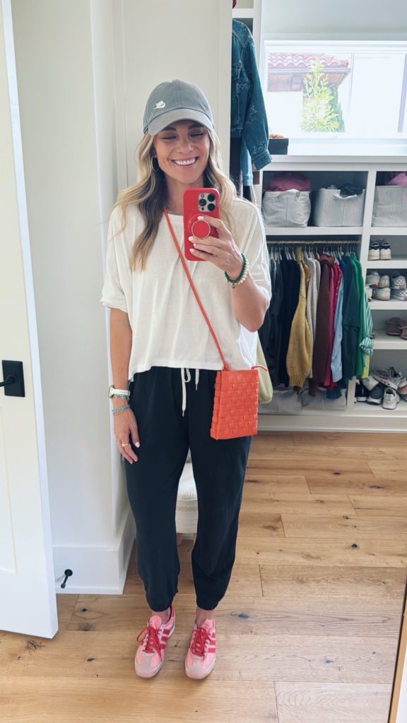 Boyfriend sweatpants and tee Recent Looks #10