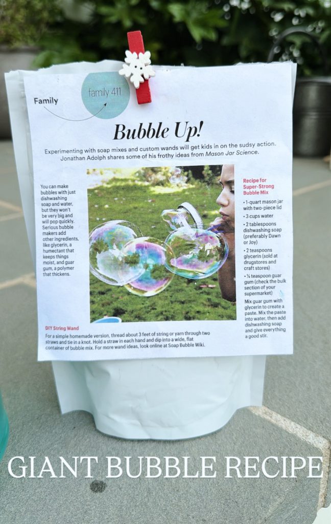 giant bubble recipe