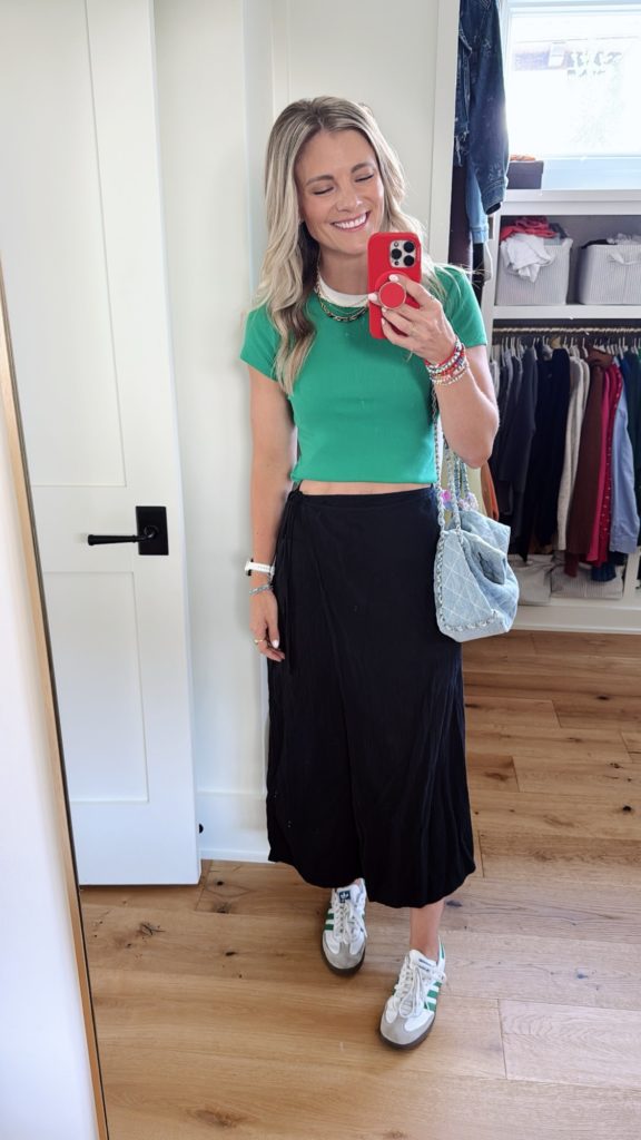 Strawberry picking outfit