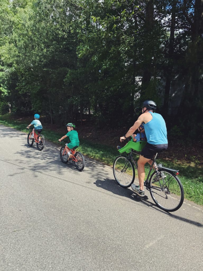 family bike ride