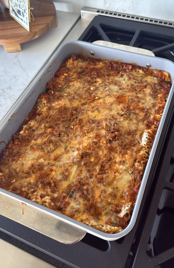 high protein lasagna | Week of Weeknight Meals: June 2025