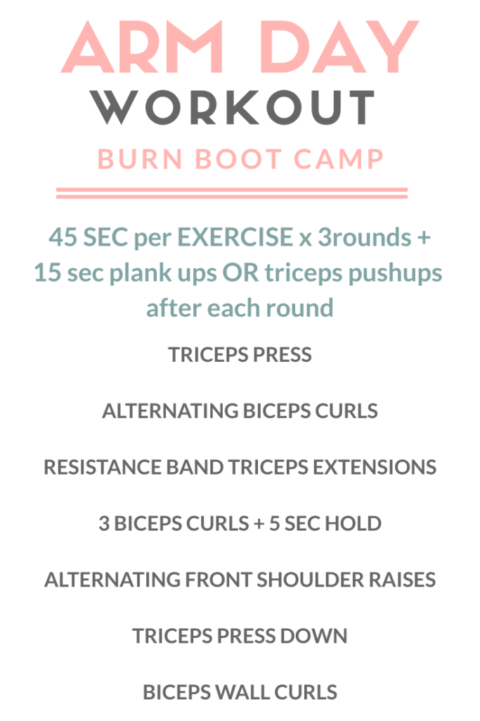 arm day workout