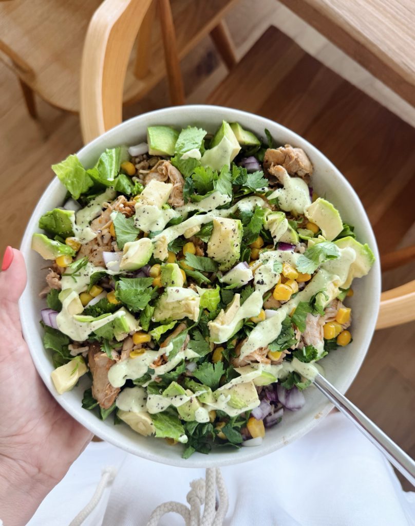 bbq chicken pasta salad