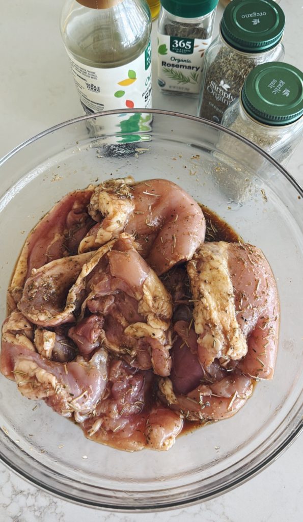 marinated chicken