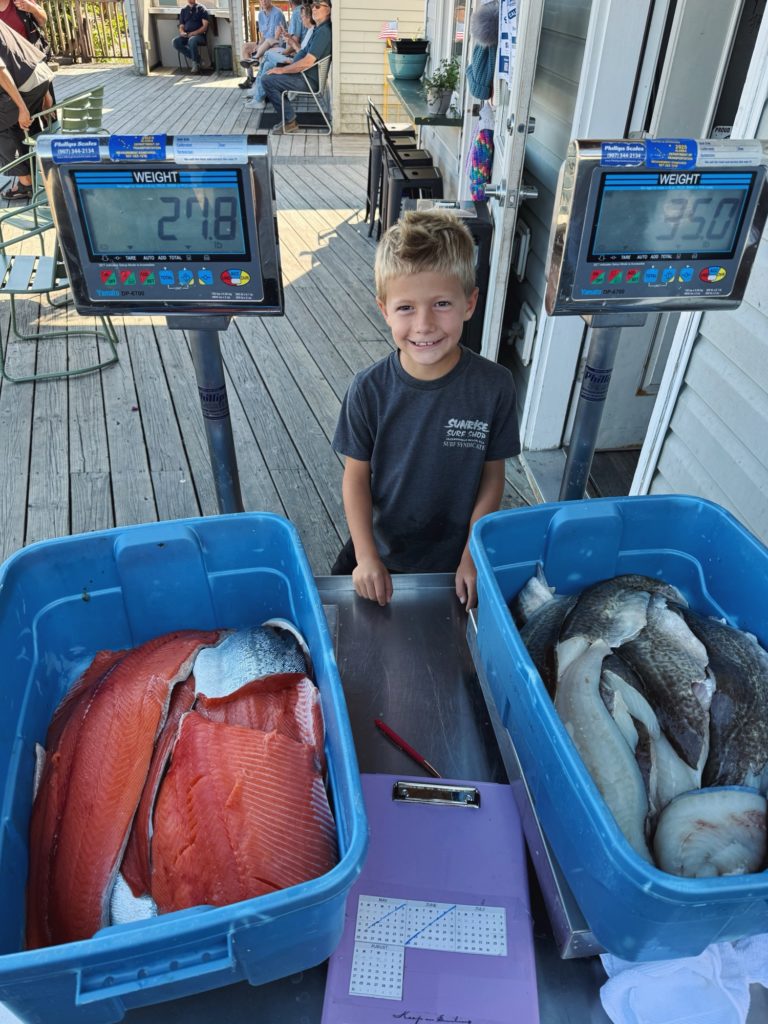 alaska fishing charter with kids