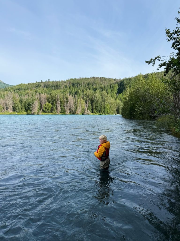 Alaska Family Vacation: Day Two salmon fishing kenai river
