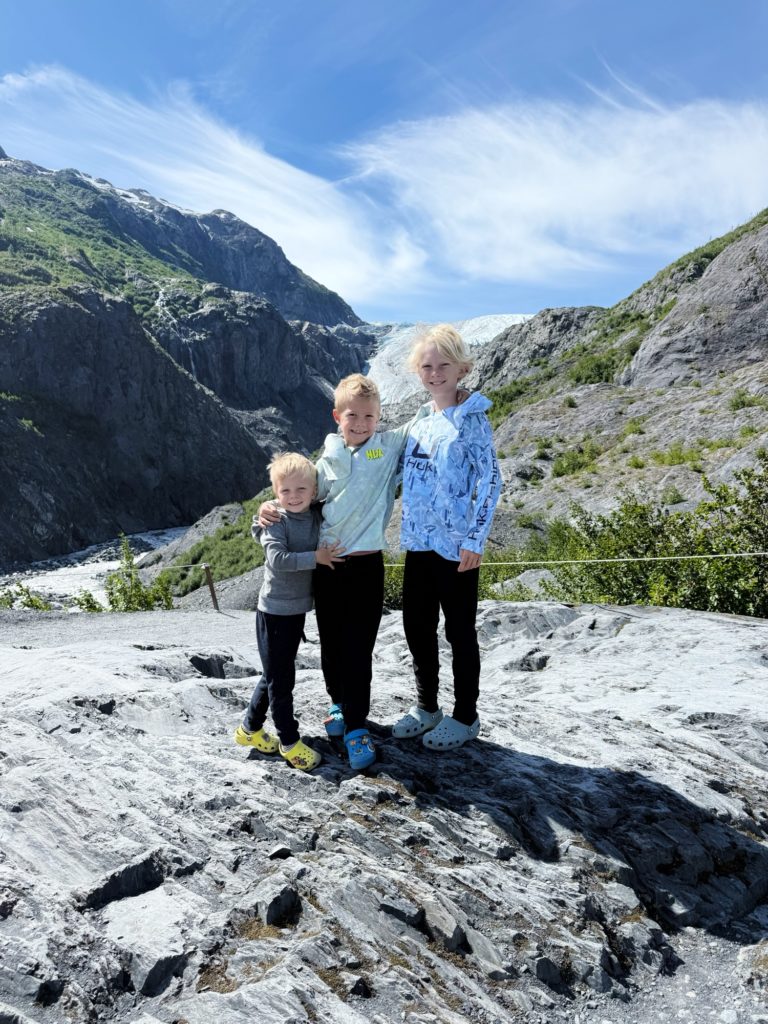 Exit Glacier alaska family vacation