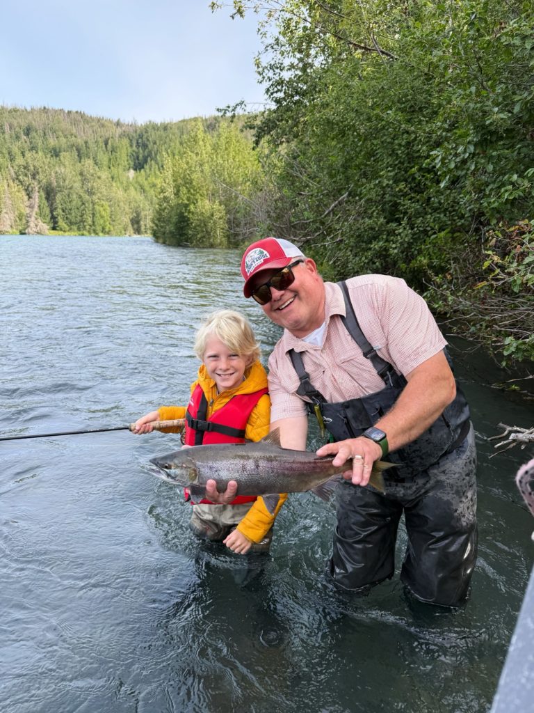 Alaska Family Vacation: Day Two salmon fishing