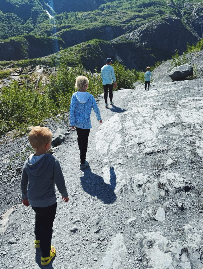 Alaska Family Vacation: Day Two exit glacier hike