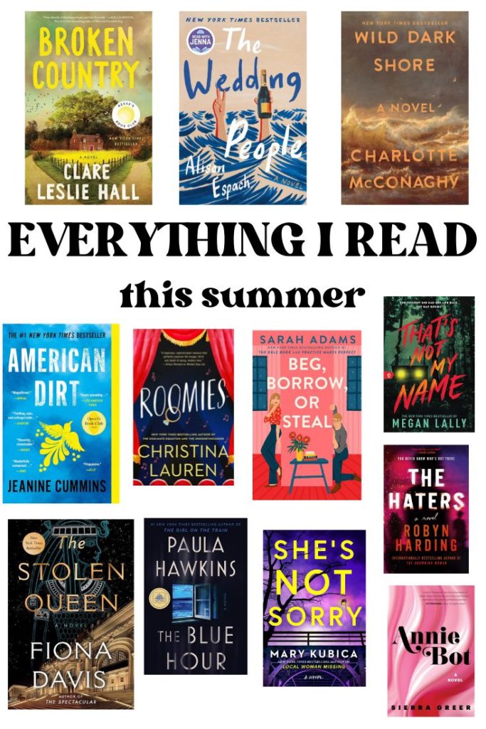 everything i read summer 2025 books