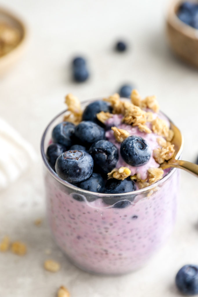 blueberries on top
