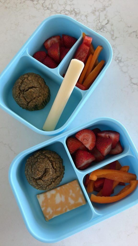 Spinach Banana Muffins after school snack ideas