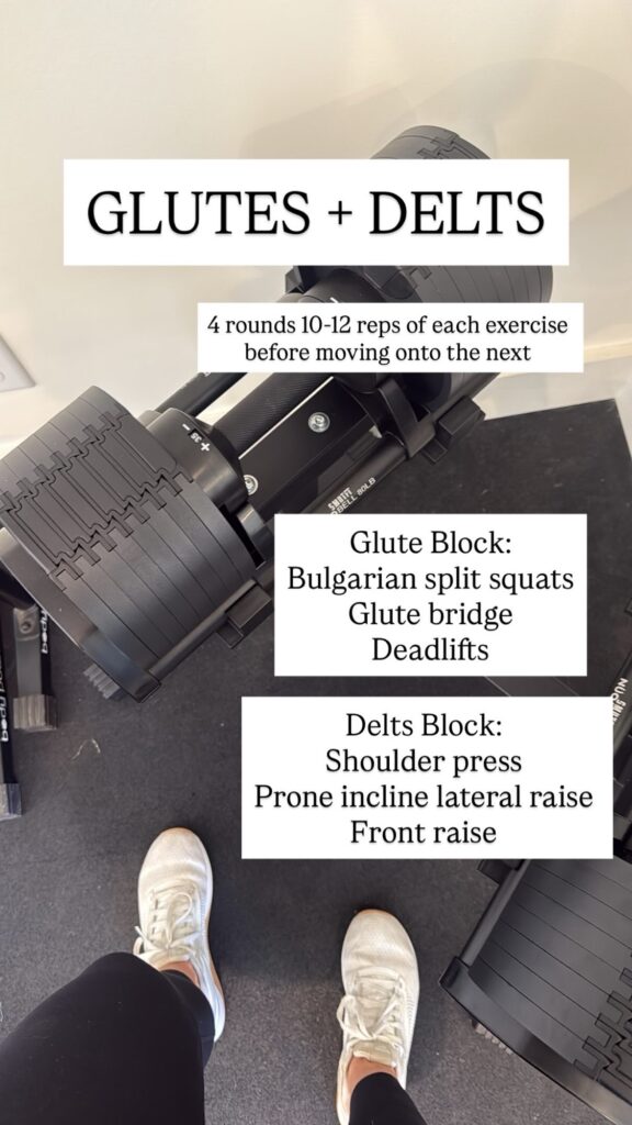 glutes and delts workout