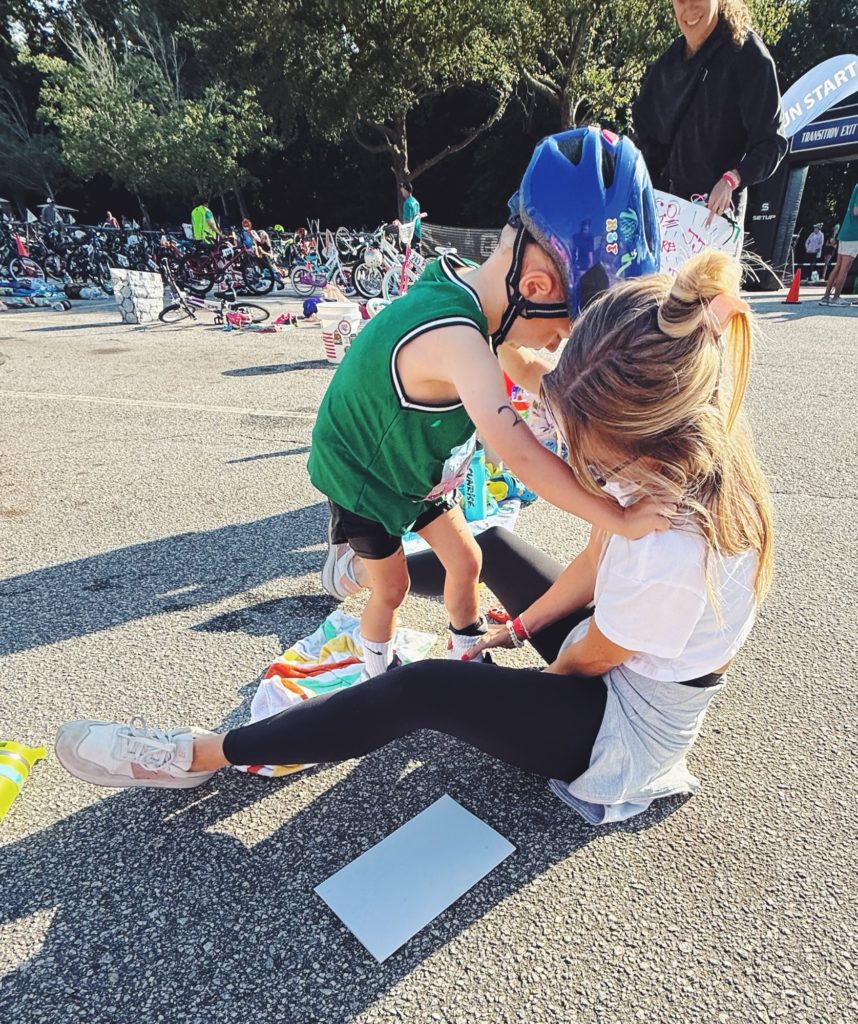 Rhett Julie kinder triathlon