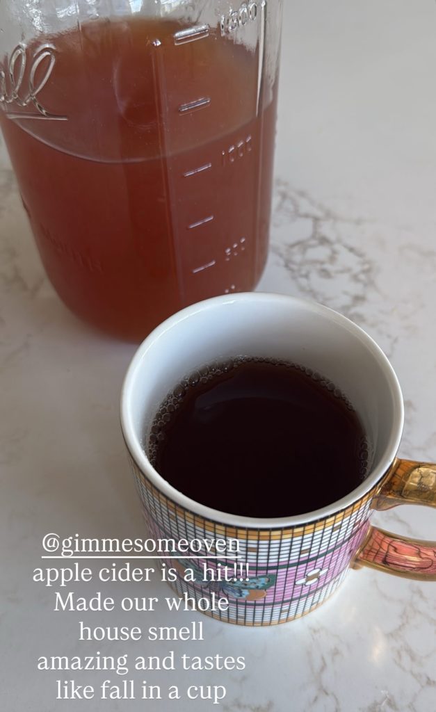homemade apple cider