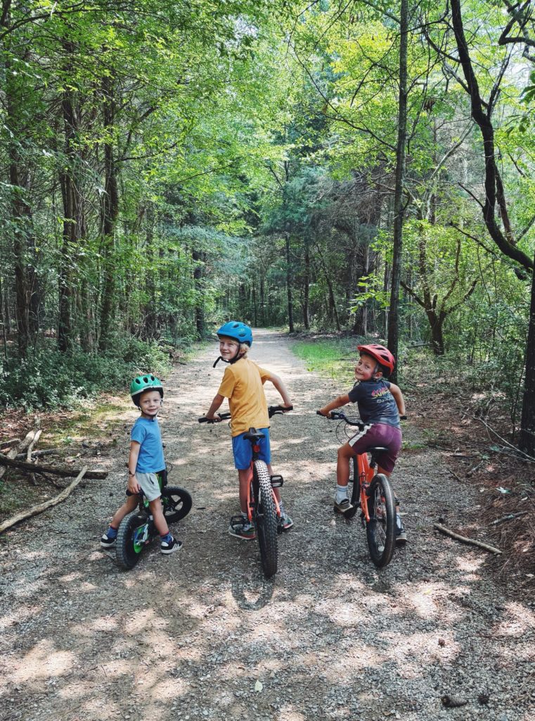 Rhett is FIVE dirt bike