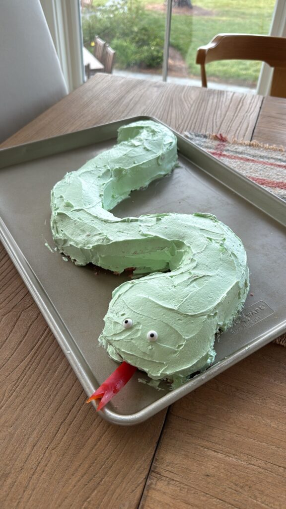 snake cake easy