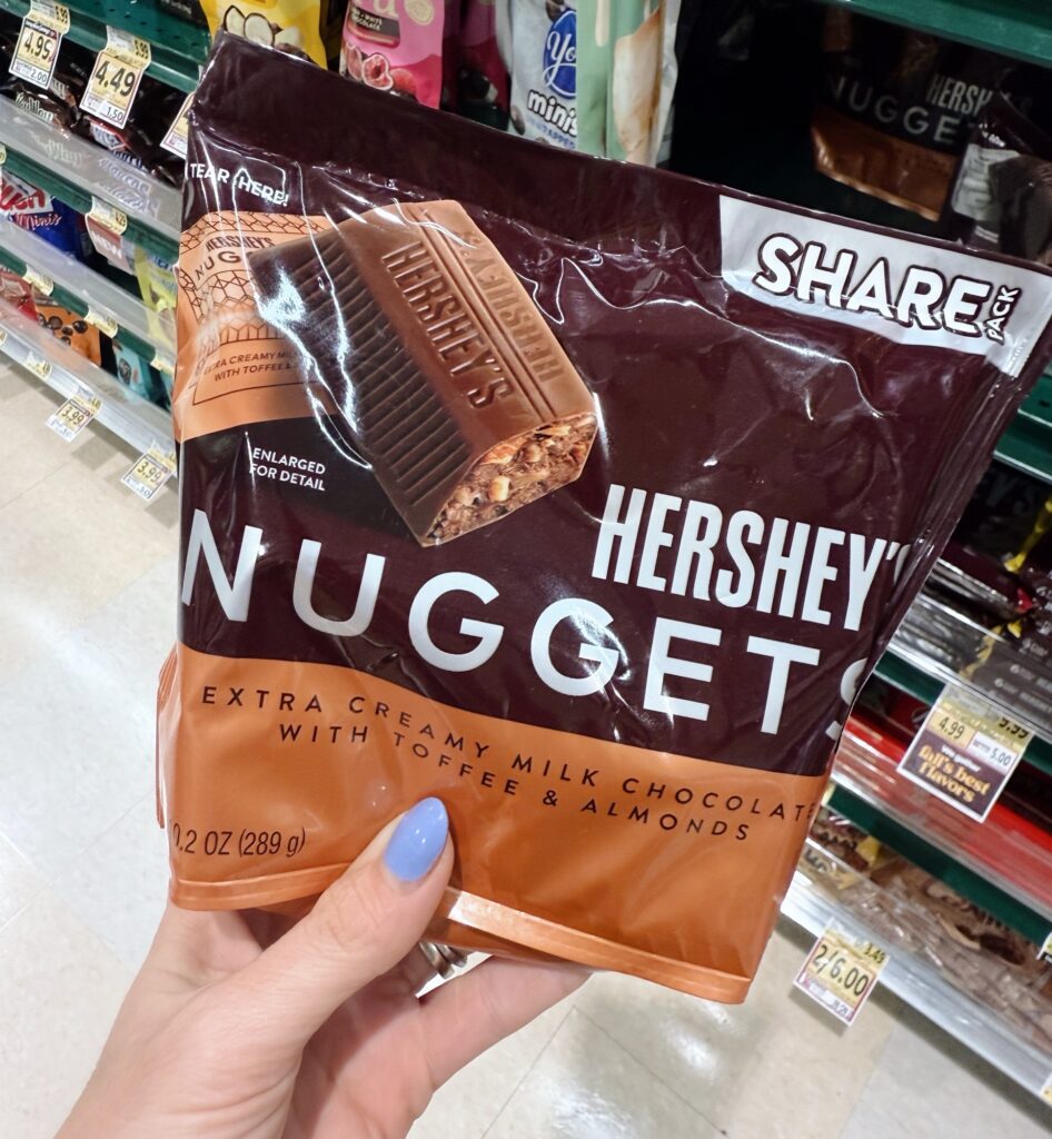 hershey almond toffee nuggets