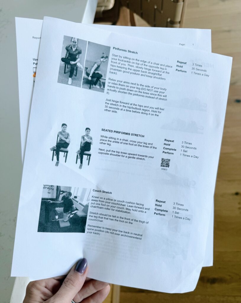 tensor fascia latae physical therapy plan