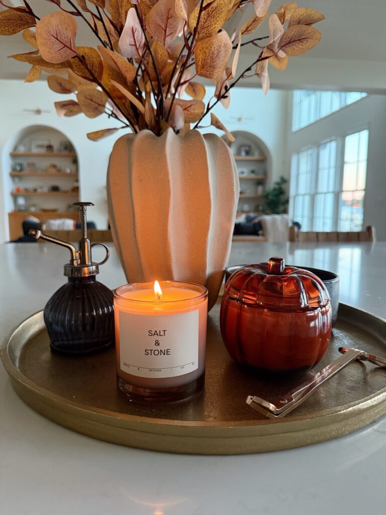 salt & stone candles
