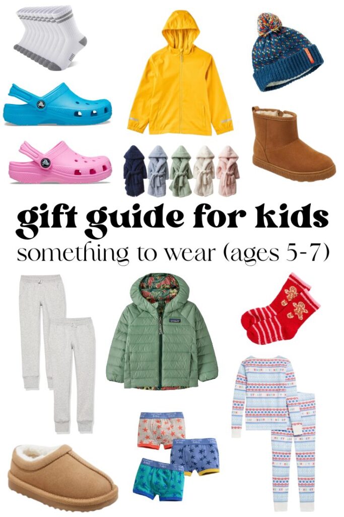 Gift Guide for Kids 5-7 something to wear