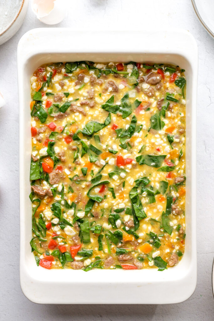 high protein breakfast casserole