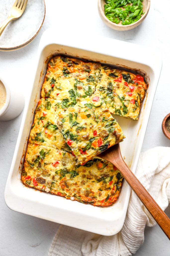 high protein breakfast casserole