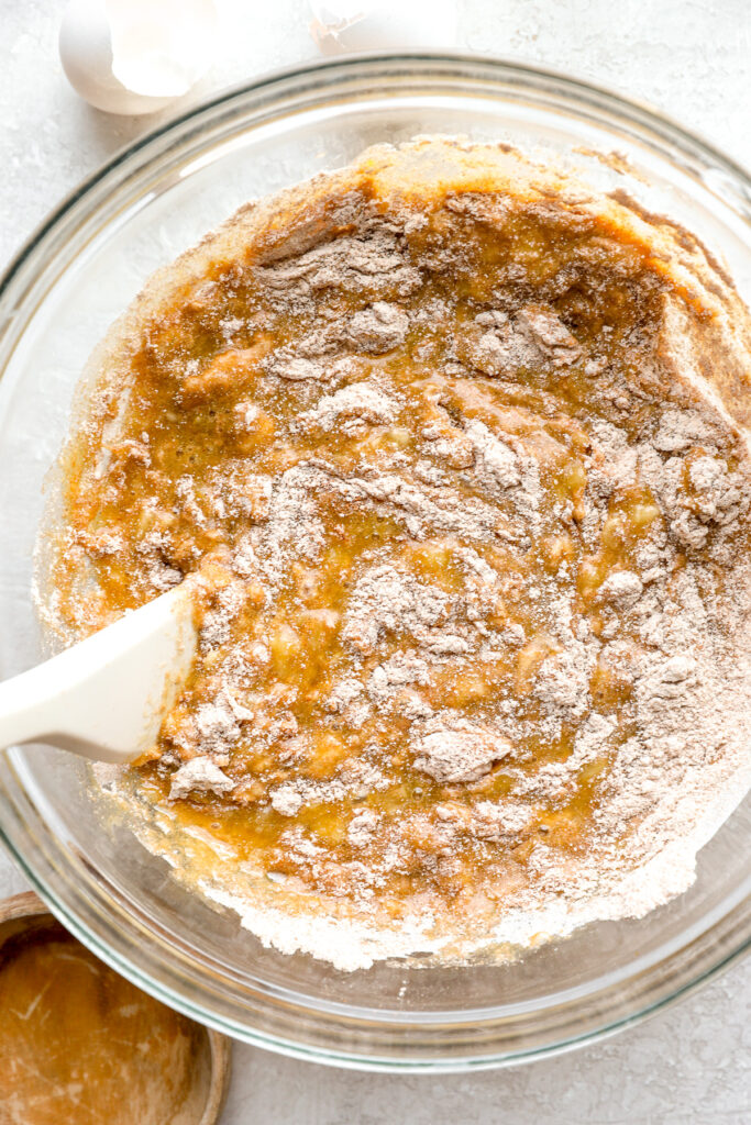 Whole wheat banana muffins