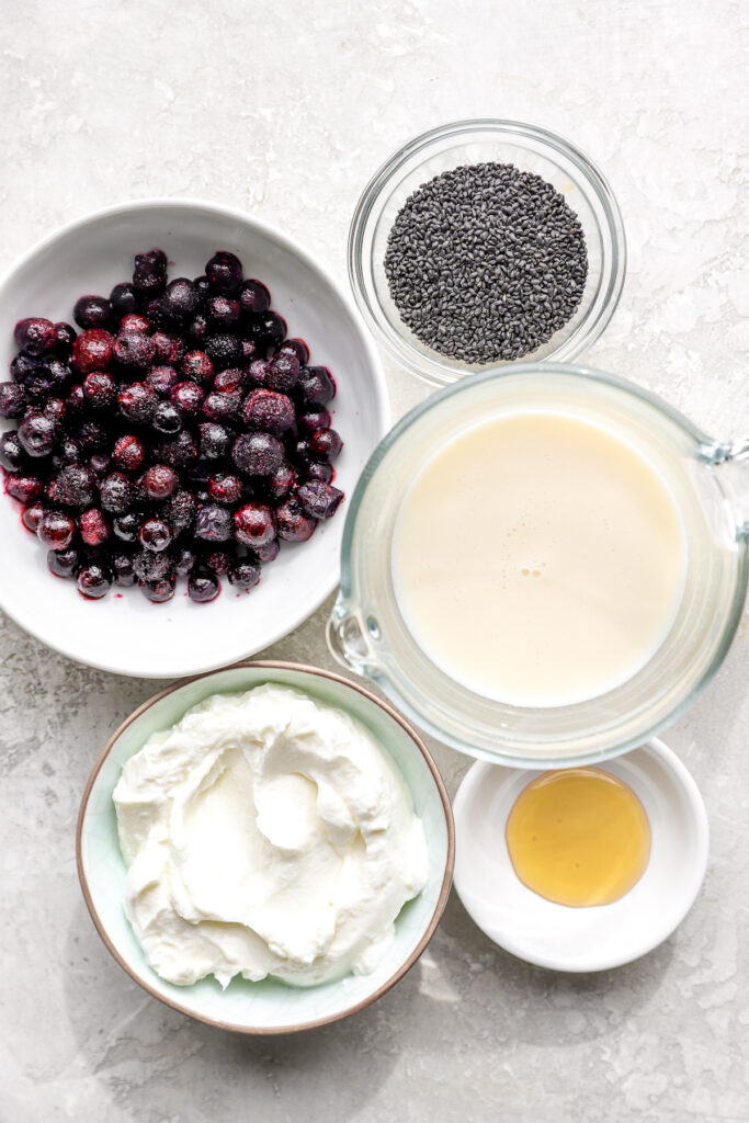 basil seed pudding ingredients