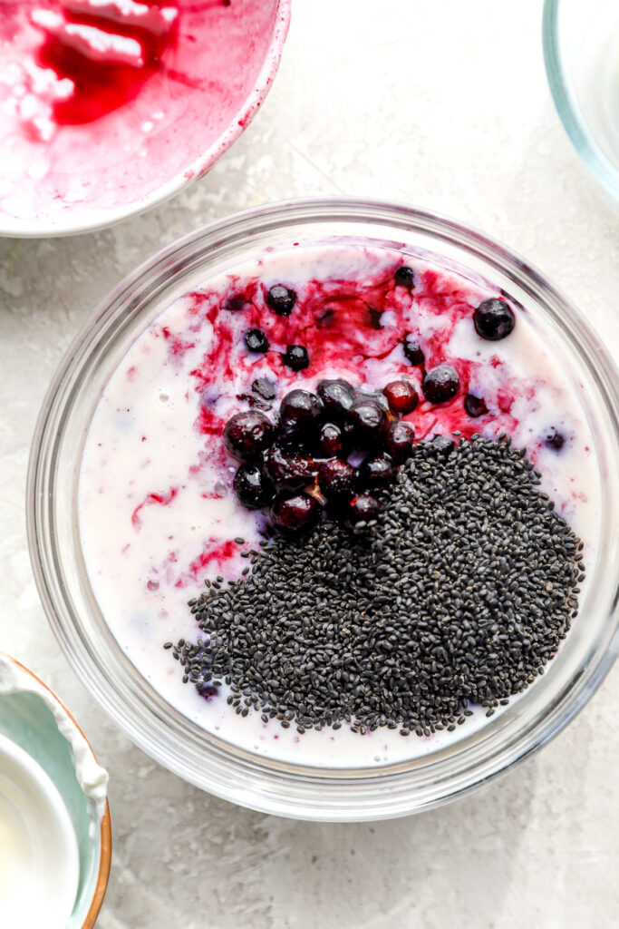 how to make basil seed pudding