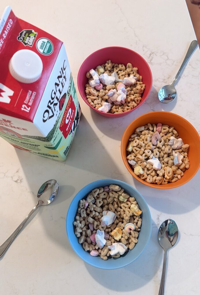 Yes Day breakfast