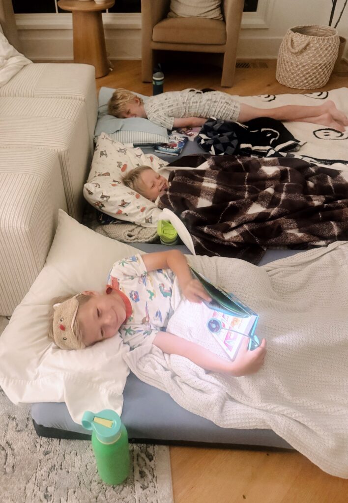 yes day family sleepover